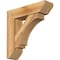 Ekena Millwork Imperial Slat Rough Sawn Bracket w/ Offset Brace, Western Red Cedar, 8"W x 30"D x 30"H BKT0806X30X30IMP06RWR - alternate 1